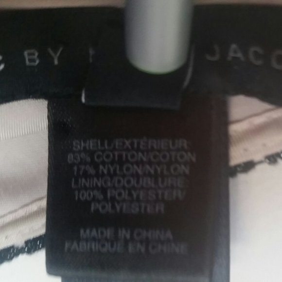 Marc by Marc Jacobs Knee-Length Dress V-Neck Metallic Black Lace Bow Sz 2 - Picture 9 of 13